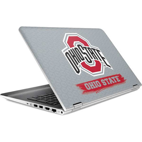 Ohio State University Distressed Logo HP Pavilion Skin